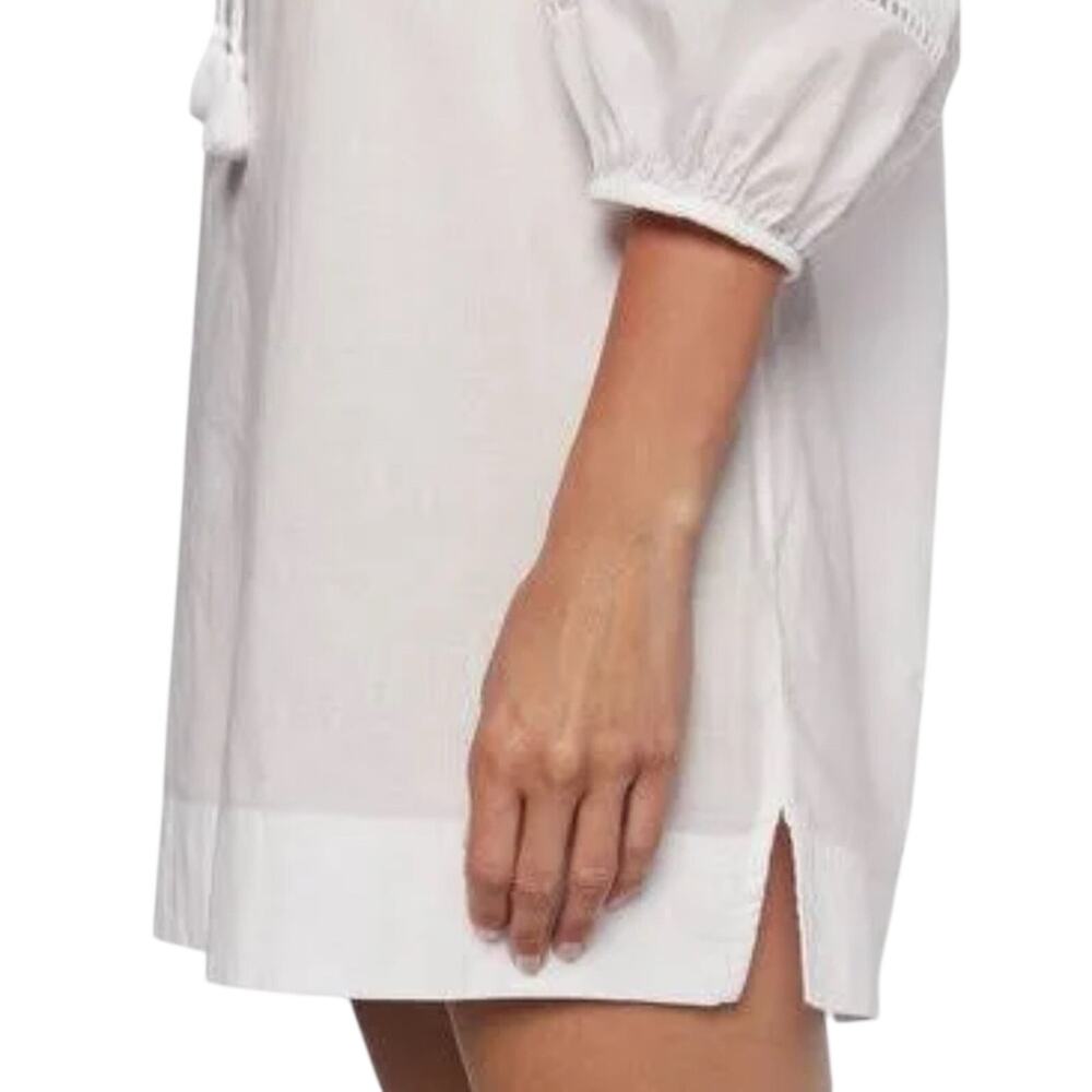 Ralph Lauren Beach Club Solids Embroidered Dress White Size S - Picture 4 of 7